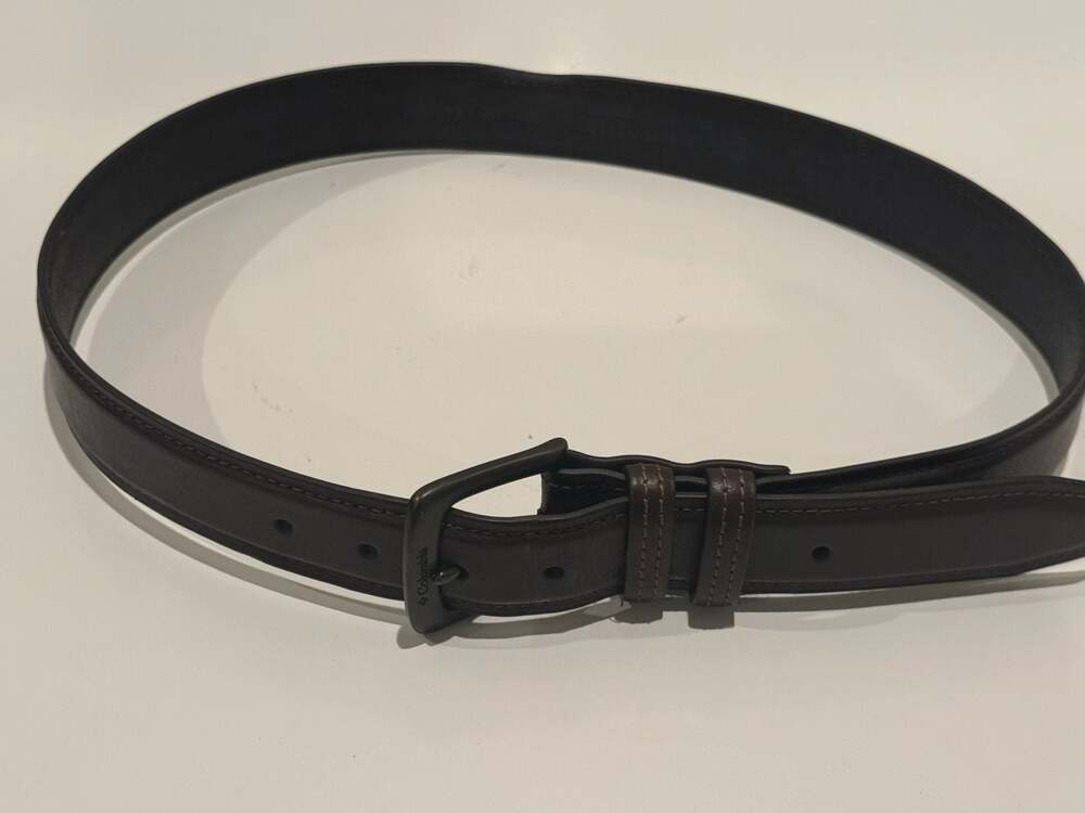 Columbia Men's Brown Genuine Leather Belt Size M 34-36